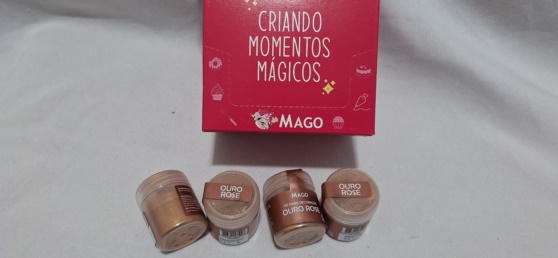 PO PARA DECORA�AO  OURO ROSE 5GR 1UND